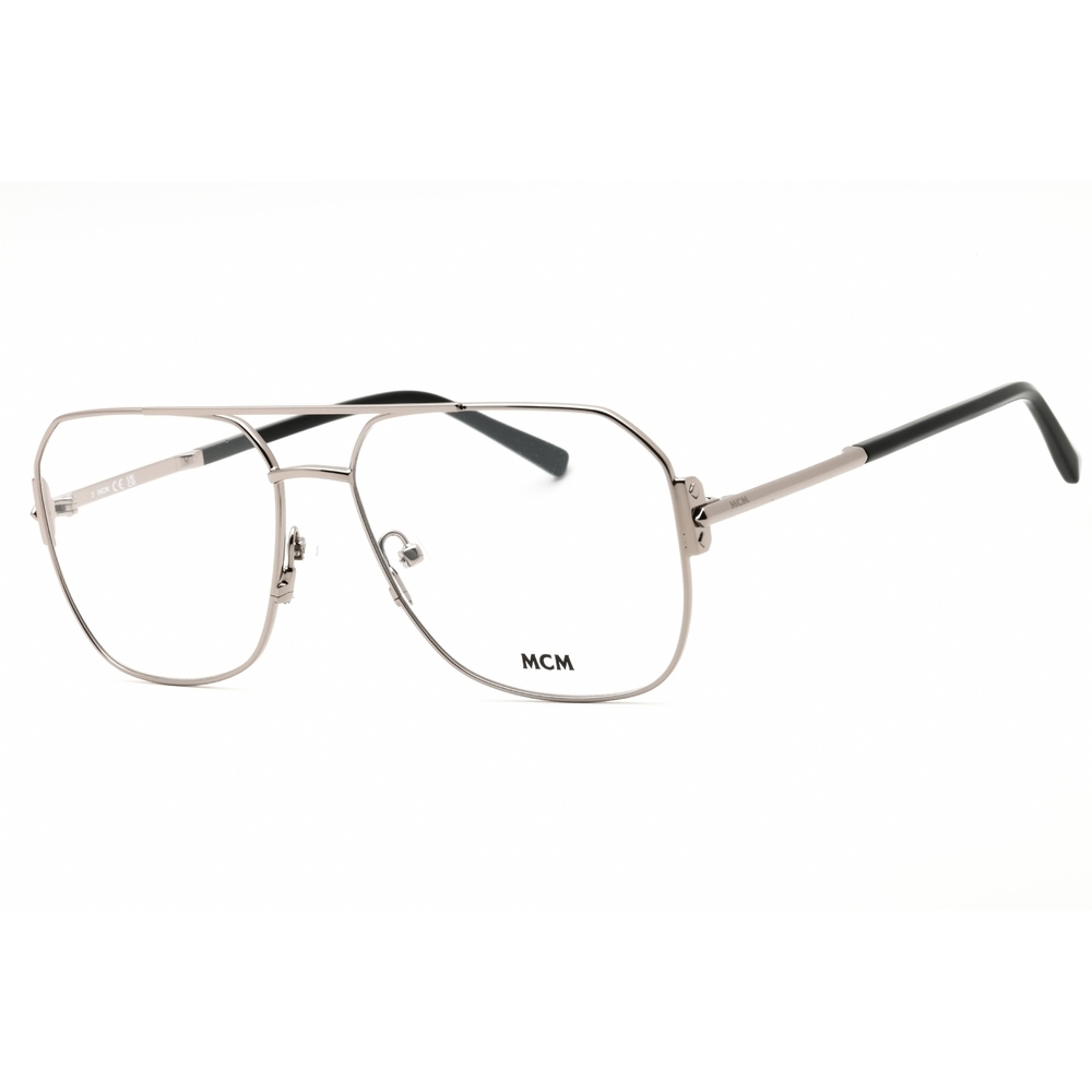 MCM MW5007 Eyeglasses Shiny Light Ruthenium Metal Aviator